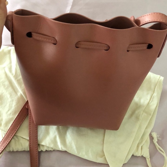 Mansur Gavriel Blush Pink Bucket Bag - Picture 2 of 5